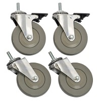 Casters (4 in.) for heavy duty wire shelving